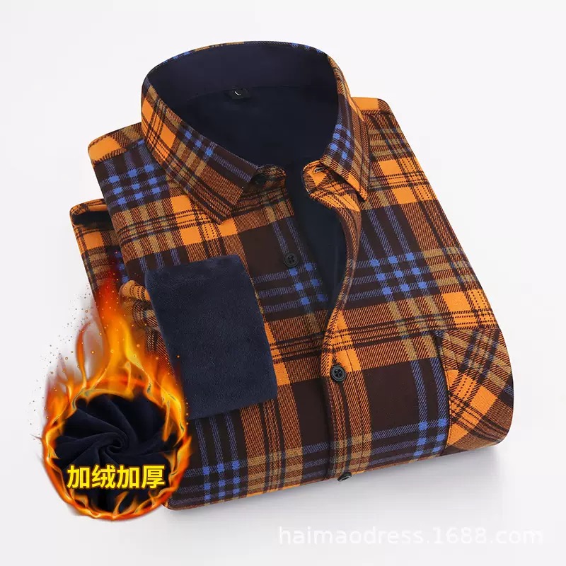 Flannel Shirt Lined - Zimowy nowy trend w modzie: męska