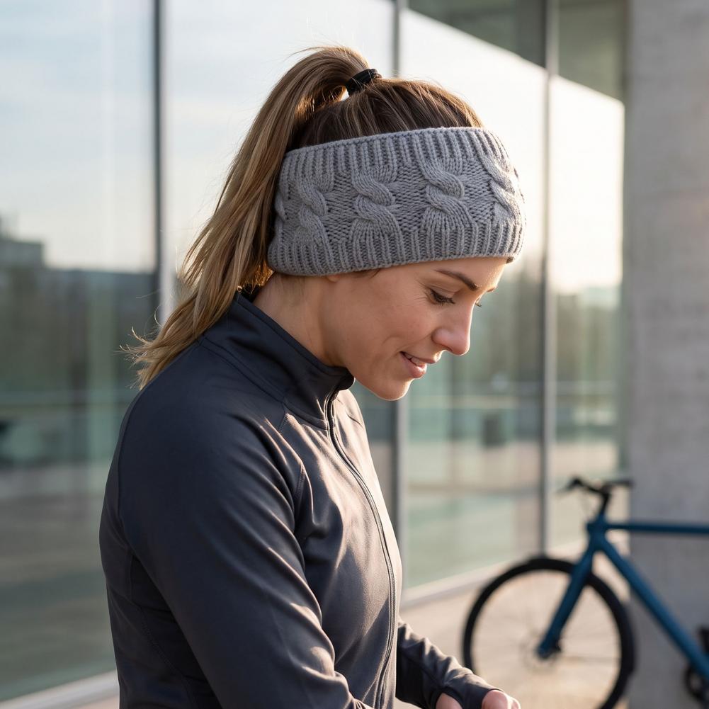 Fleece Ear Warmer Band - Opaska na głowę z imitacji futra