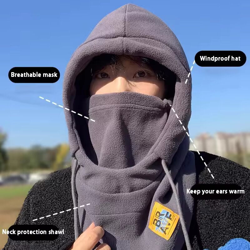 Ciepła czapka z kapturem, zimo – Neck Gaiter Fleece recenzja i cena