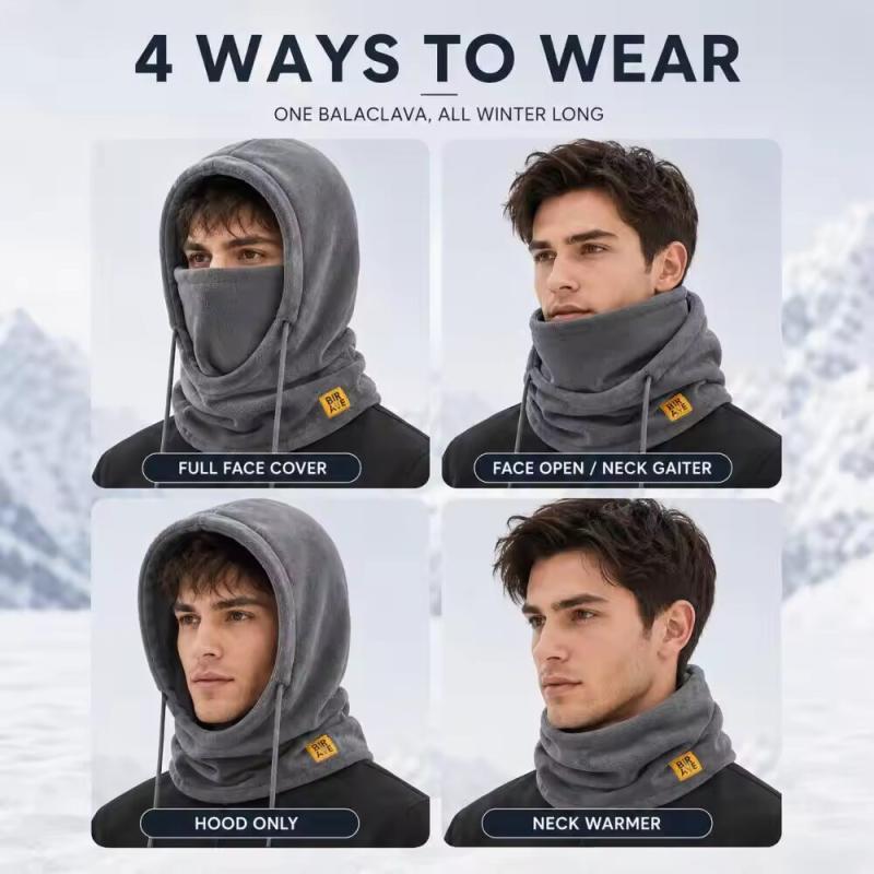 Ciepła czapka z kapturem, zimo – Neck Gaiter Fleece recenzja i cena