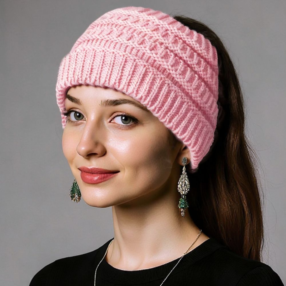 Jesienno-zimowa dzianinowa opa – Fleece Ear Warmer Band recenzja i cena