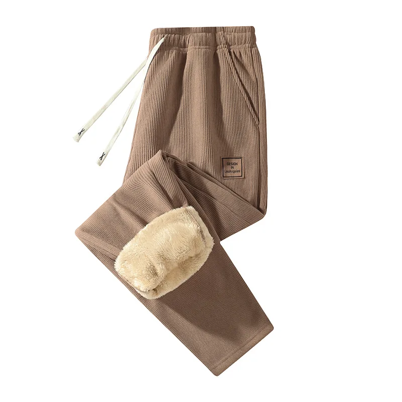 Męskie ciepłe spodnie zimowe,  – Corduroy Pant Warm recenzja i cena