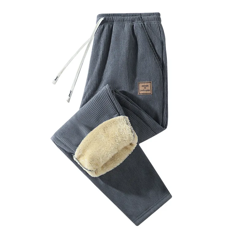 Męskie ciepłe spodnie zimowe,  – Corduroy Pant Warm recenzja i cena