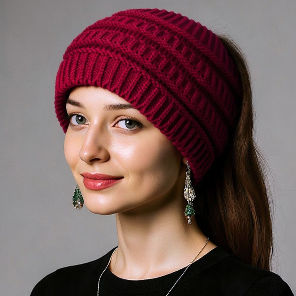 Damska dzianinowa opaska na gł – Fleece Ear Warmer Band recenzja i cena