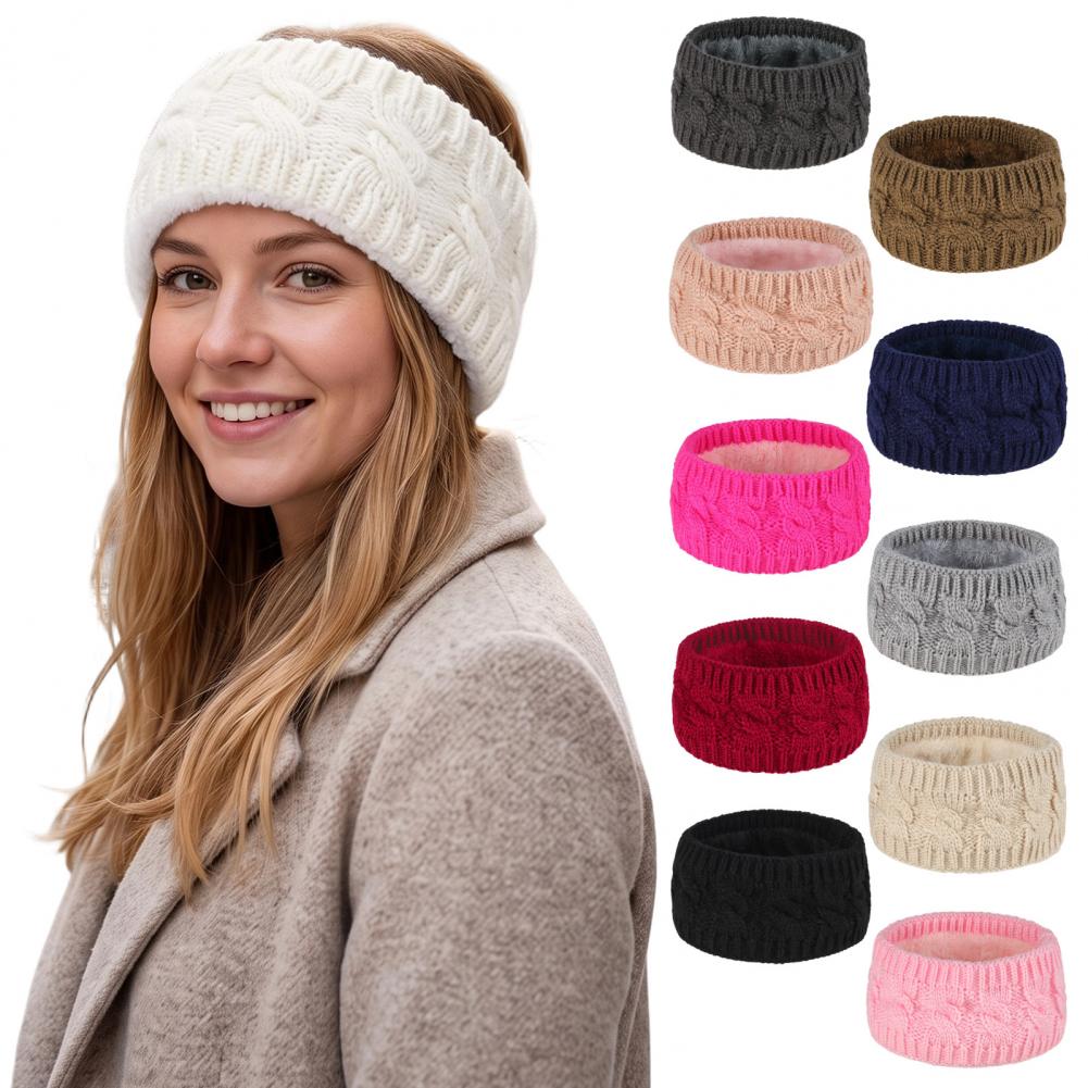 Zimowa opaska na głowę z dzian – Fleece Ear Warmer Band recenzja i cena