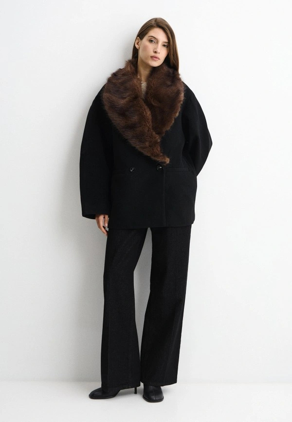 Damski płaszcz wełniany oversi – Wool Coat Peacoat recenzja i cena