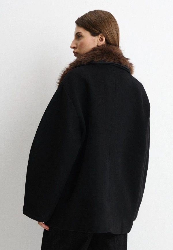 Damski płaszcz wełniany oversi – Wool Coat Peacoat recenzja i cena