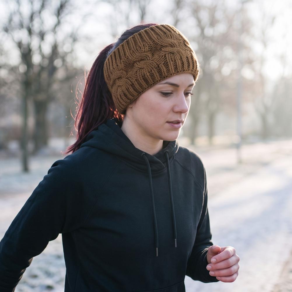 Zimowa odzież do biegania dla  – Fleece Ear Warmer Band recenzja i cena