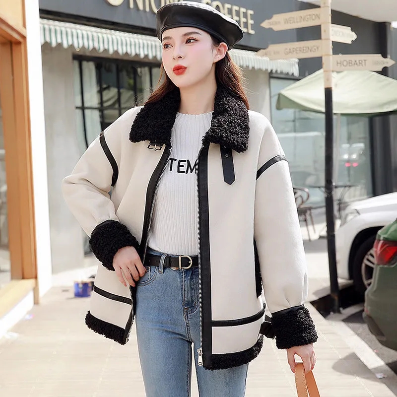 Płaszcz z futra jagnięcego dam – Wool Coat Peacoat recenzja i cena